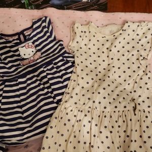 2 Short Sleeve casual dresses